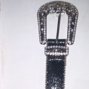 Rhinestone belt size large